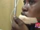 hairdresser has lost her lower lip in a fight with a nurse over lift