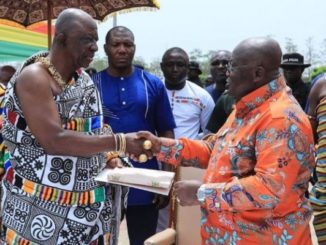 Prez and chiefs ahafo region