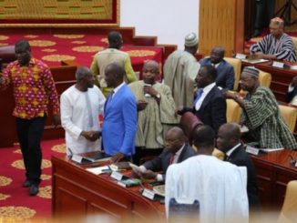 MPs wak out on swearing-in of Lydia Alhassan