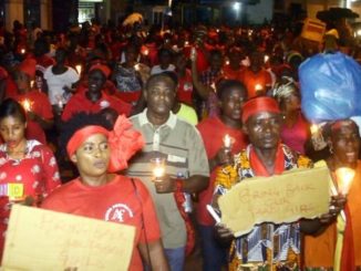 Residents of Sekondi Takoradi hold vigil for missing girls